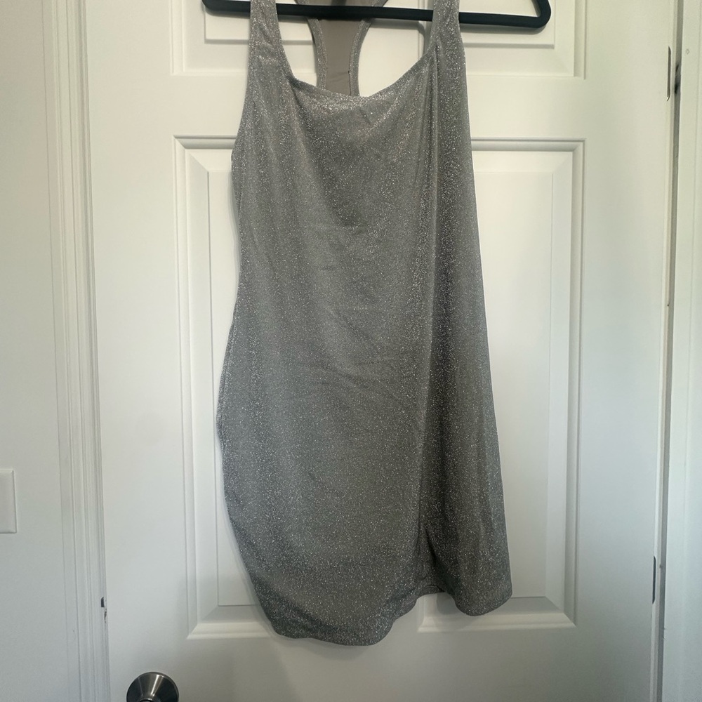 Skims Swim Shiny silver  Dress